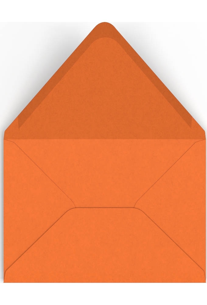 Gekleurde Enveloppen Colour Oranje Gegomd 16.2x22.9cm 100stuks