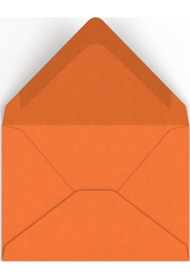 Gekleurde Enveloppen Colour Oranje Gegomd 8.2x11.3cm 100stuks