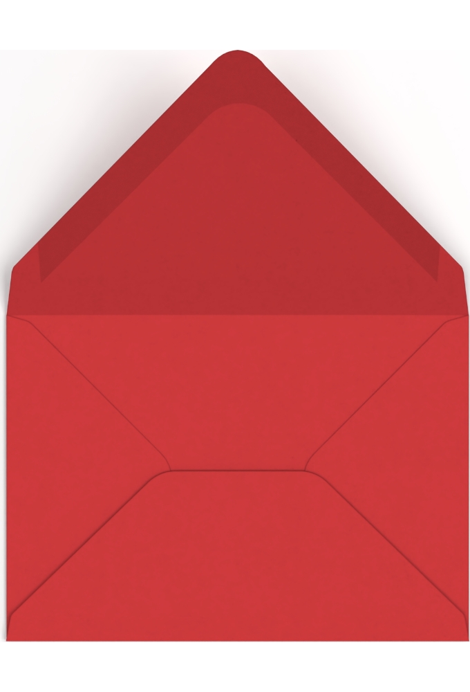 Gekleurde Enveloppen Colour Rood Gegomd 11.4x16.2cm 100stuks