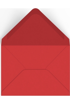 Gekleurde Enveloppen Colour Rood Gegomd 13.3x18.4cm 100stuks