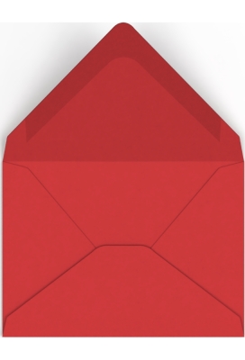 Gekleurde Enveloppen Colour Rood Gegomd 8.2x11.3cm 100stuks