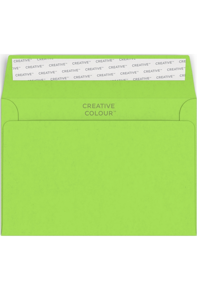 Gekleurde Enveloppen Creative 120gram Groen 11.4x16.2cm 50 stuks