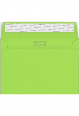 Gekleurde Enveloppen Creative 120gram Groen 11.4x16.2cm 50 stuks