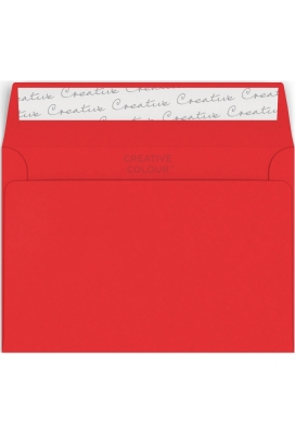 Gekleurde Enveloppen Creative 120gram Rood 11.4x16.2cm 50 stuks