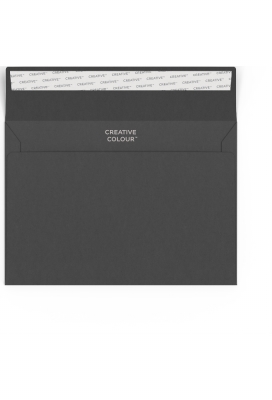 Gekleurde Enveloppen Creative 120gram Zwart 16.2x22.9cm 50 stuks