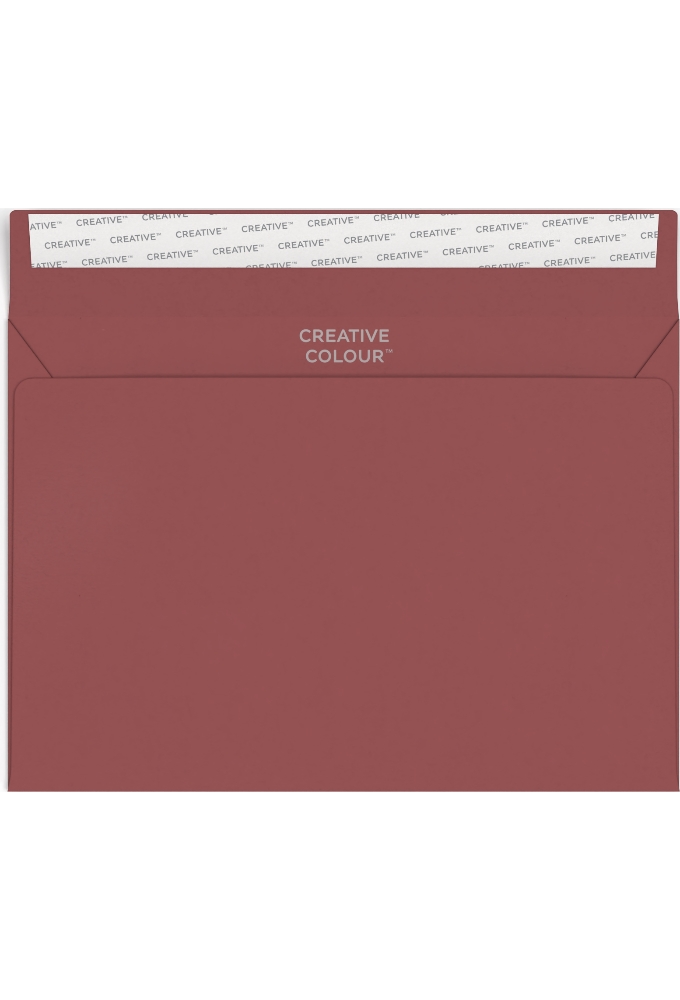 Gekleurde Enveloppen Creative 120gram Bordeaux 16.2x22.9cm 50 stuks