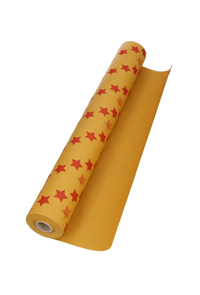 AKTIE Kadopapier Stropapier Stars 70cm x 50meter 65grams