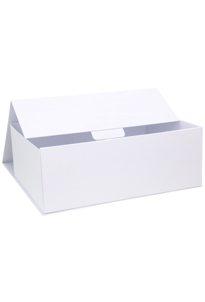 Luxe Klep Geschenkdozen Wit Mat Vancouver 40x29x15cm 1200gr 10stuks