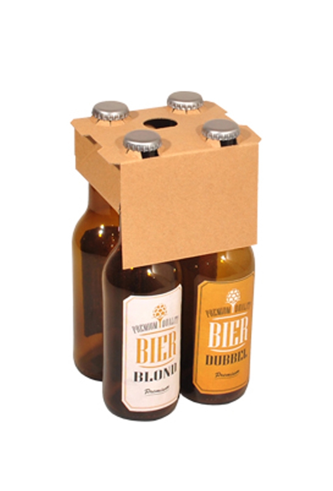 Bierverpakking Kraft Topclusters 4 flesjes Bier 200stuks