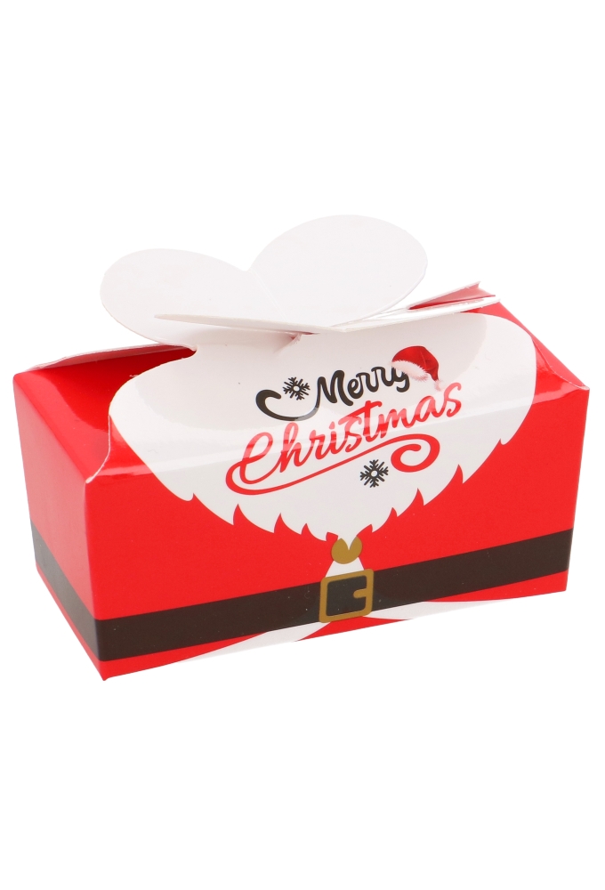 Bonbondoosjes Santa Belly 2 bonbons 6.5x3x3cm 25stuks