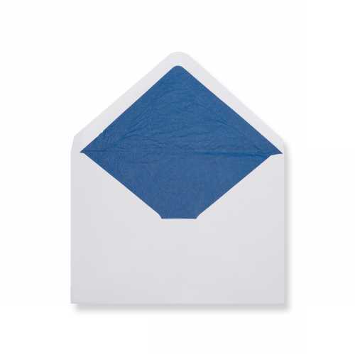 Luxe Enveloppen Dinant Wit & Blauw 16.2x22.9cm 100stuks