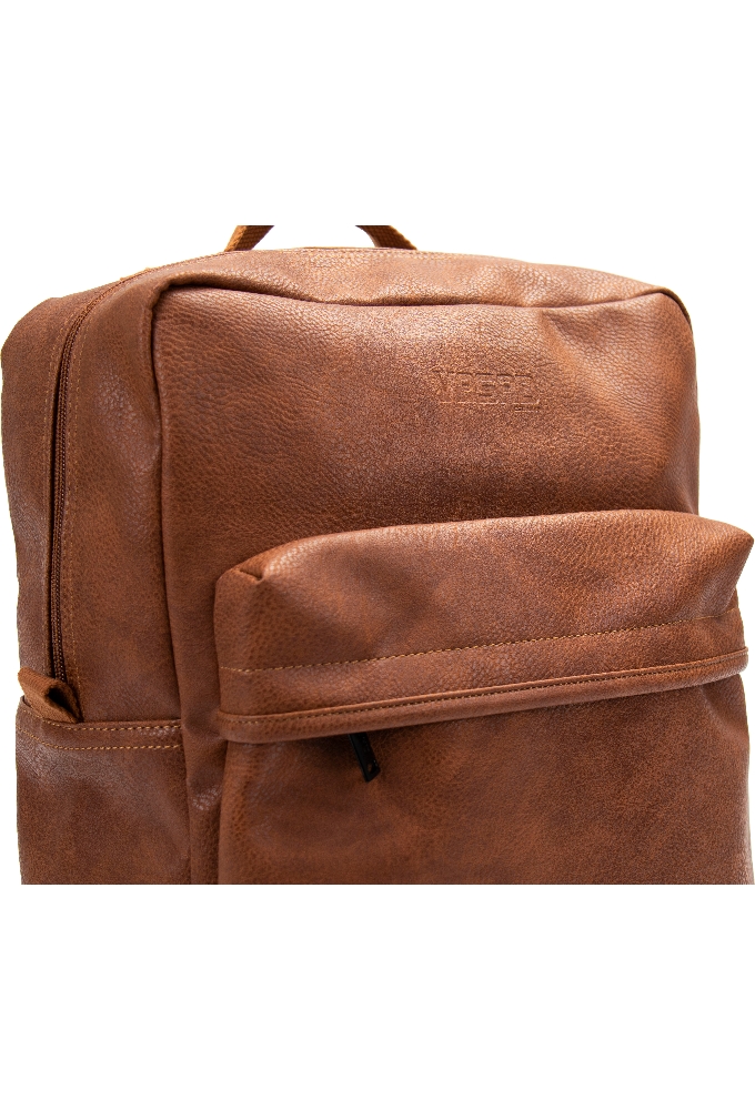 Draagtas Classic Backpack Cognac 27x12.5x40cm Kunstleer 10stuks