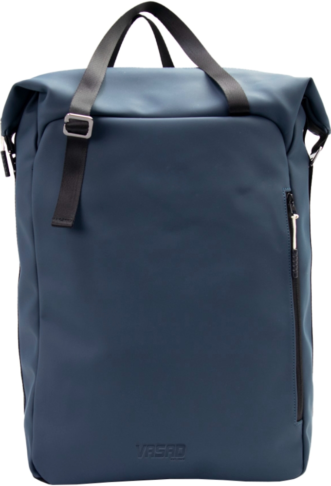 Draagtas Style Backpack Navy 30x12x44cm PU Dull & RPET 10stuks