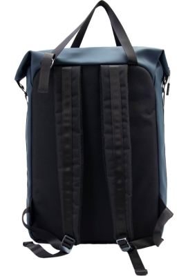 Draagtas Style Backpack Navy 30x12x44cm PU Dull & RPET 10stuks