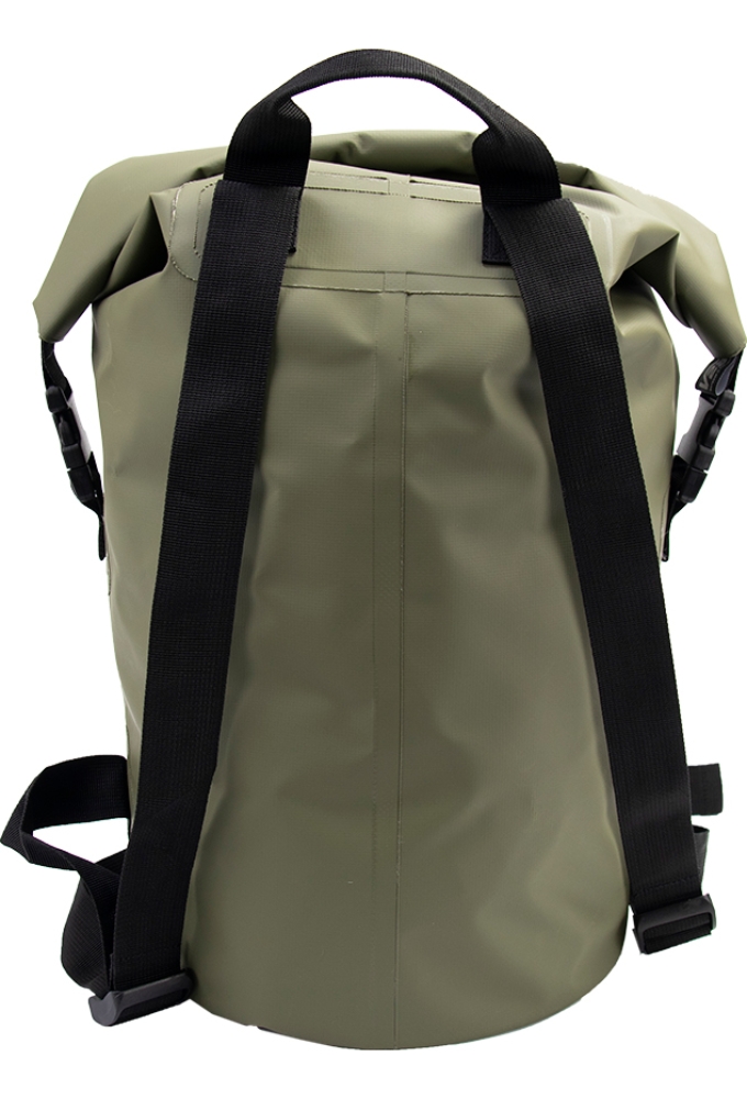 Draagtas Active Daypack Olijfgroen 20x20x45cm RPET 10stuks