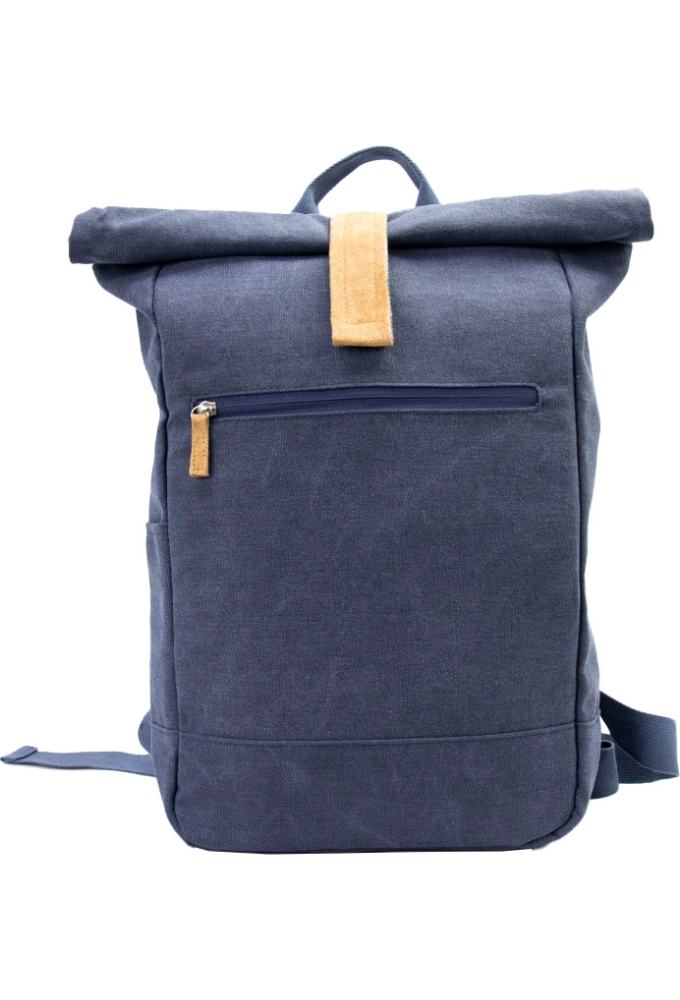 Draagtas Casual Backpack Navy 26x14x56cm Canvas & RPET 10stuks