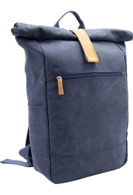 Draagtas Casual Backpack Navy 26x14x56cm Canvas & RPET 10stuks