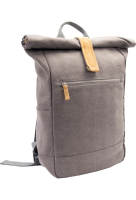 Draagtas Casual Backpack Grijs 26x14x56cm Canvas & RPET 10stuks