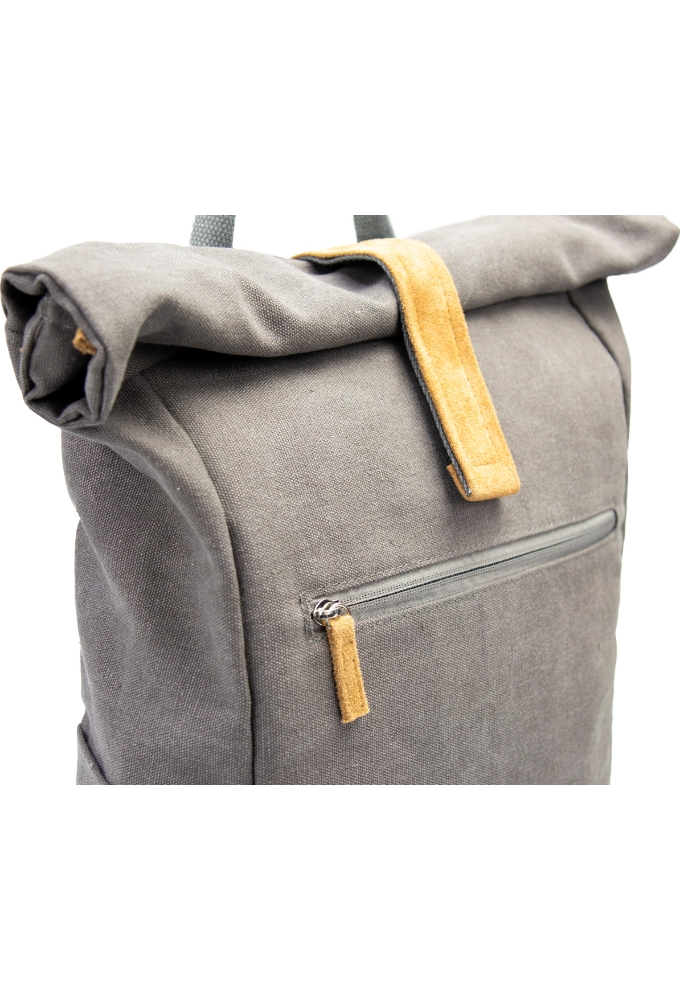 Draagtas Casual Backpack Grijs 26x14x56cm Canvas & RPET 10stuks