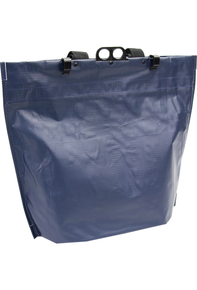 Draagtas Re-Cycle Shopper Navy neutraal 45x16.5x38.5cm 10stuks