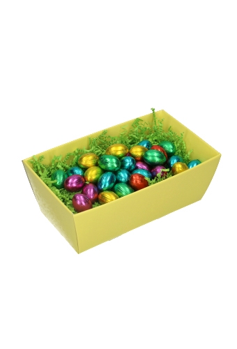 Geschenkdoos Korf Mera Stippen Geel 22x11x9.5cm 49stuks