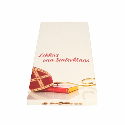 Speculaaspopdozen Lekker van Sinterklaas 0.5 pond 16.5x2x35.5cm 125st