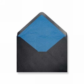 Luxe Enveloppen Dinant Zwart & Blauw 11.4x16.2cm 100stuks