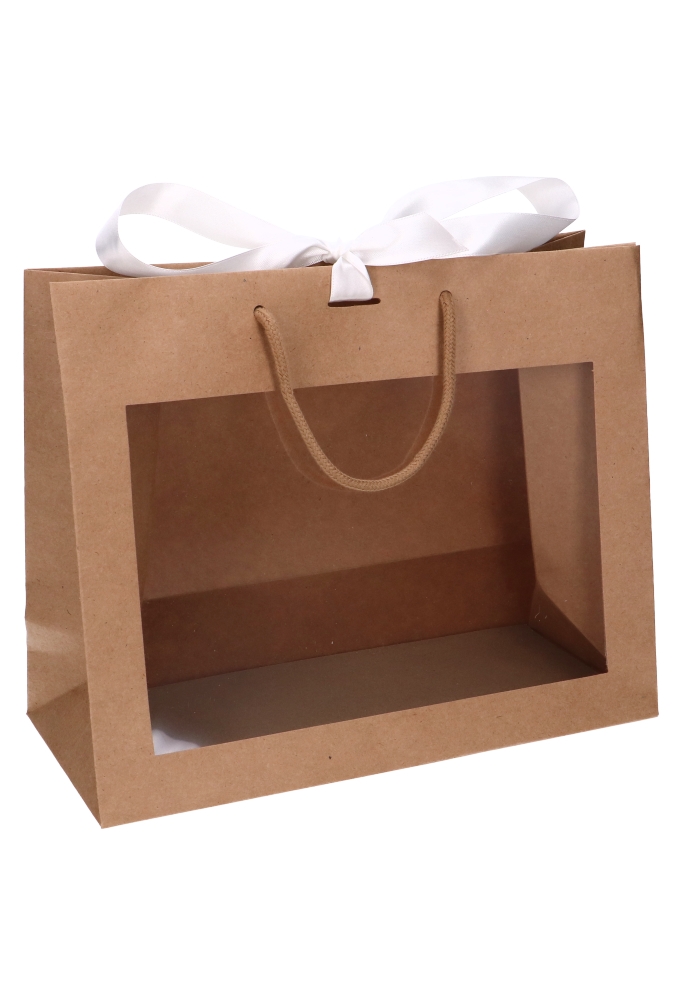 Kadotasjes Lenno LUXE Koord Venster Lintgleuf 32x14x26cm 10stuks