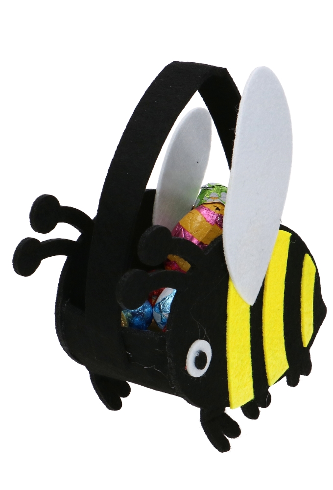 Kadotasje Bee Happy Hengsels 11x7x9cm 6stuks