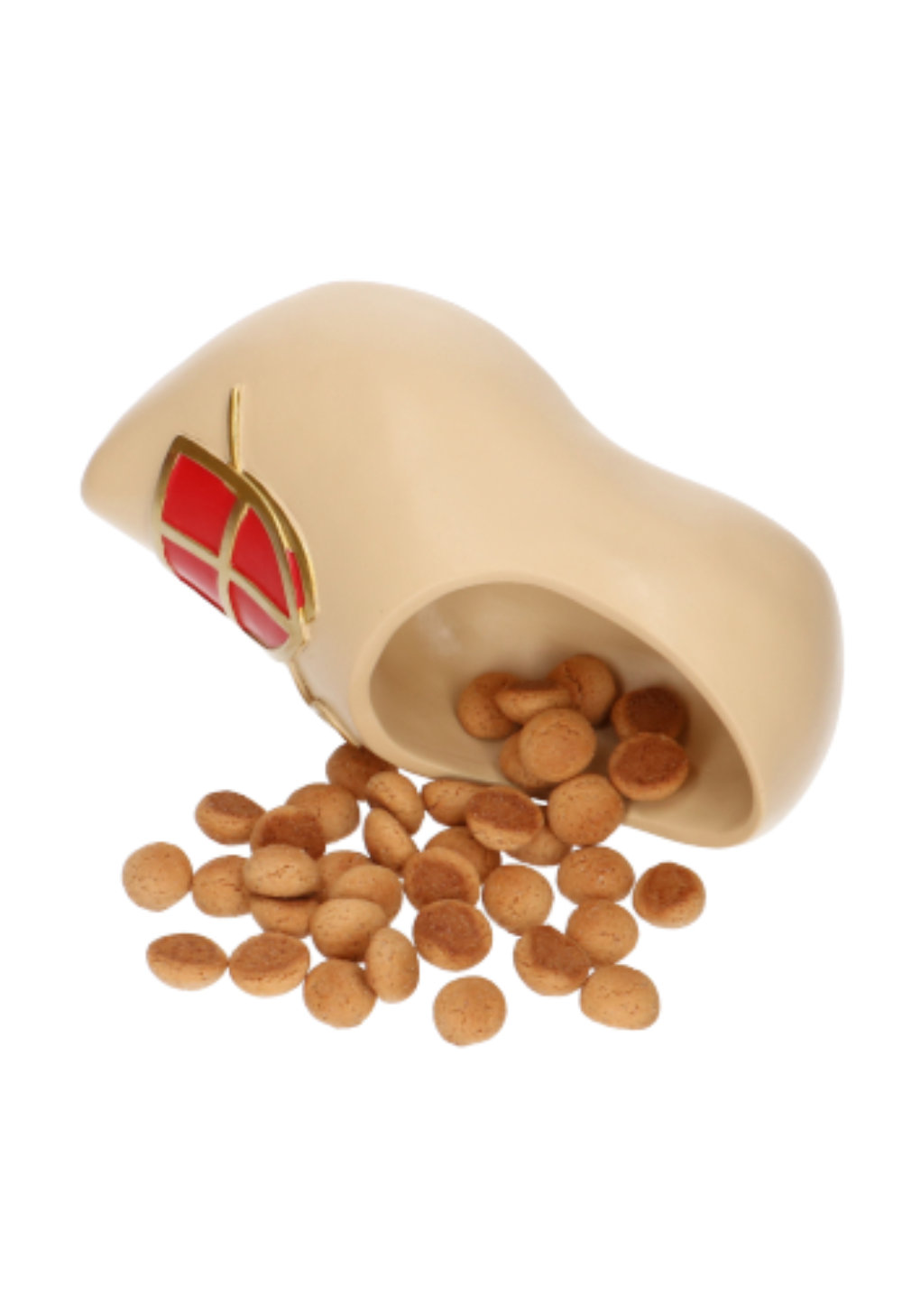 Geschenk Klompje & Mijter met Staf 19x8.5x10cm 2stuks