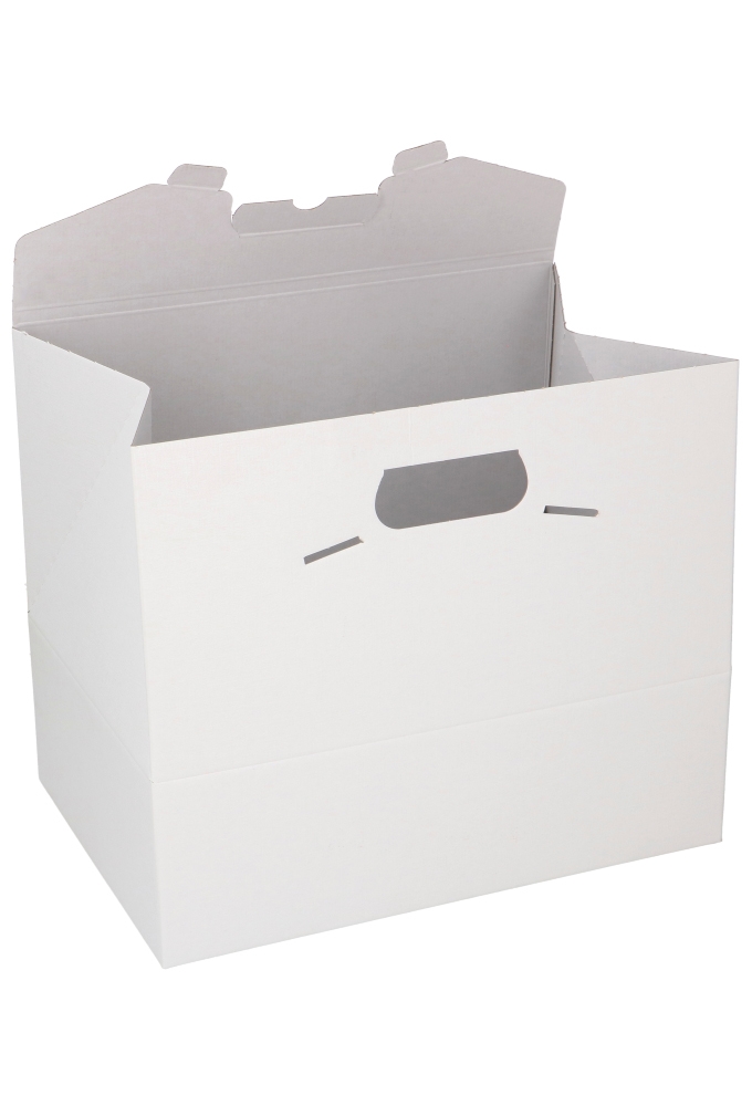 Geschenkdoos Draagbox White 33.5x23.5x25cm 30stuks