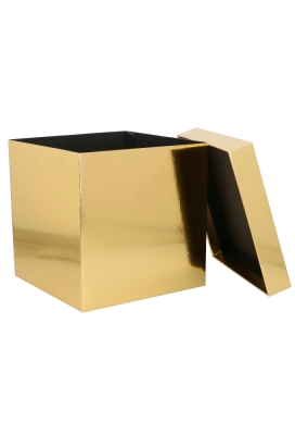 Luxe Geschenkdoos Sint Grande Torino Goud Glans 23.5x23.5x22.5cm 10st