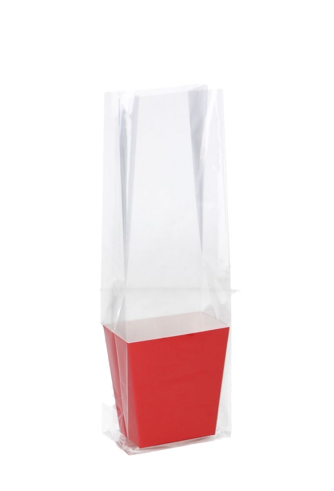 Korfje Hoog Katla Rood 6x3.8x8cm 50stuks