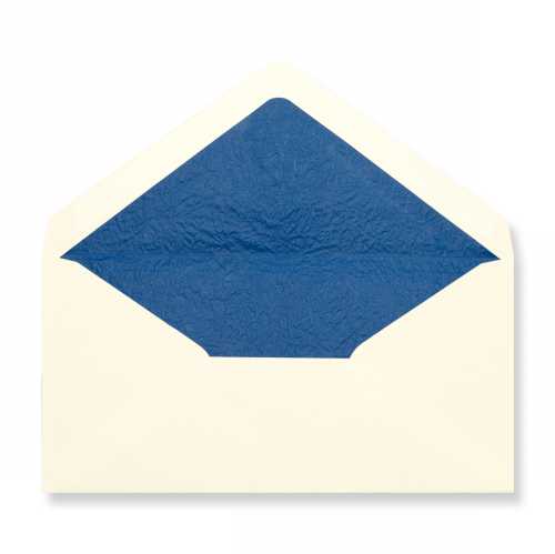 Luxe Enveloppen Dinant Creme & Blauw 11x22cm 100stuks