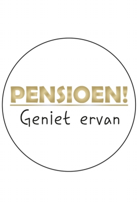 Etiketten Feest Pensioen Goud 3.5cm 250stuks Etiketten Feest Pensioen Goud 3.5cm 250stuks