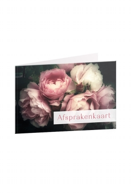 Afsprakenkaartjes New york Peonies 17.5x5cm 50stuks