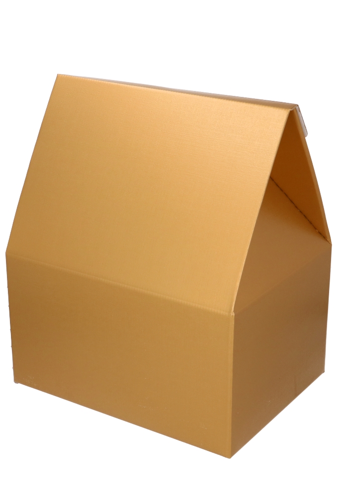 Geschenkdoos Draagbox Gold 33x25x39cm 30stuks