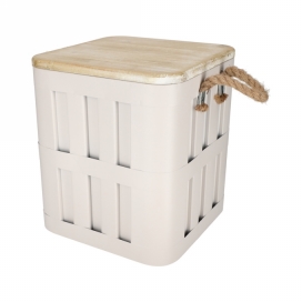 Jens Living Opbergbox Daan Grijs 30x30x34.5cm 1stuks Jens Living Opbergbox Daan Grijs 30x30x34.5cm 1stuks