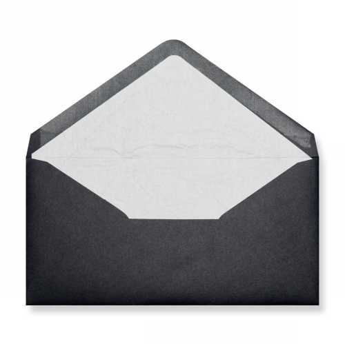 Luxe Enveloppen Dinant Zwart & Wit 11x22cm 100stuks