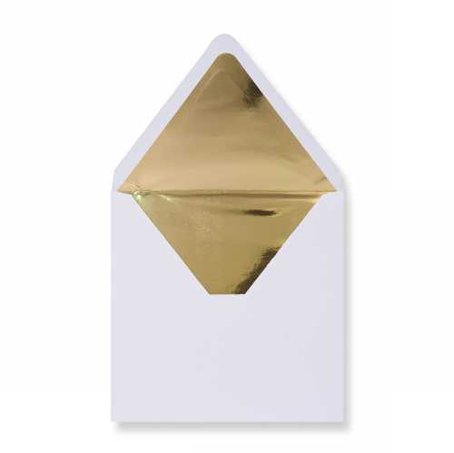 Luxe Enveloppen Dinant Wit & Goud 16x16cm 100stuks