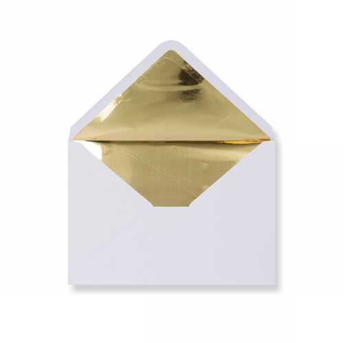 Luxe Enveloppen Dinant Wit & Goud 16.2x22.9cm 100stuks