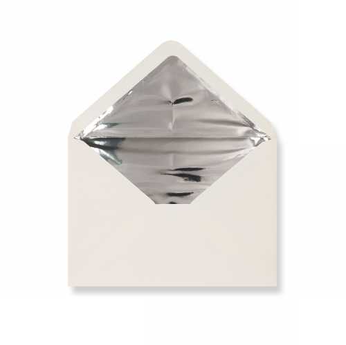 Luxe Enveloppen Dinant Creme & Zilver 16.2x22.9cm 100stuks