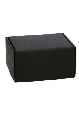 Verzenddoos Klepdoosje Budget Fast Zwart Mat 15.5x12x8cm 10stuks