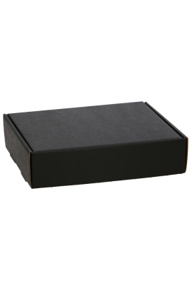 Verzenddoos Klepdoosje Budget Fast Zwart Mat 21x17x5cm 10stuks