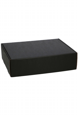 Verzenddoos Klepdoosje Budget Fast Zwart Mat 30.5x24x8cm 10stuks