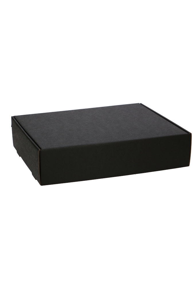 Verzenddoos Klepdoosje Budget Fast Zwart Mat 35.5x28x8cm 10stuks