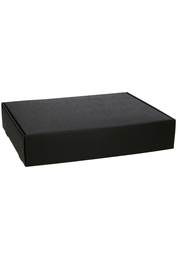 Verzenddoos Klepdoosje Budget Fast Zwart Mat 40.5x32x8cm 10stuks