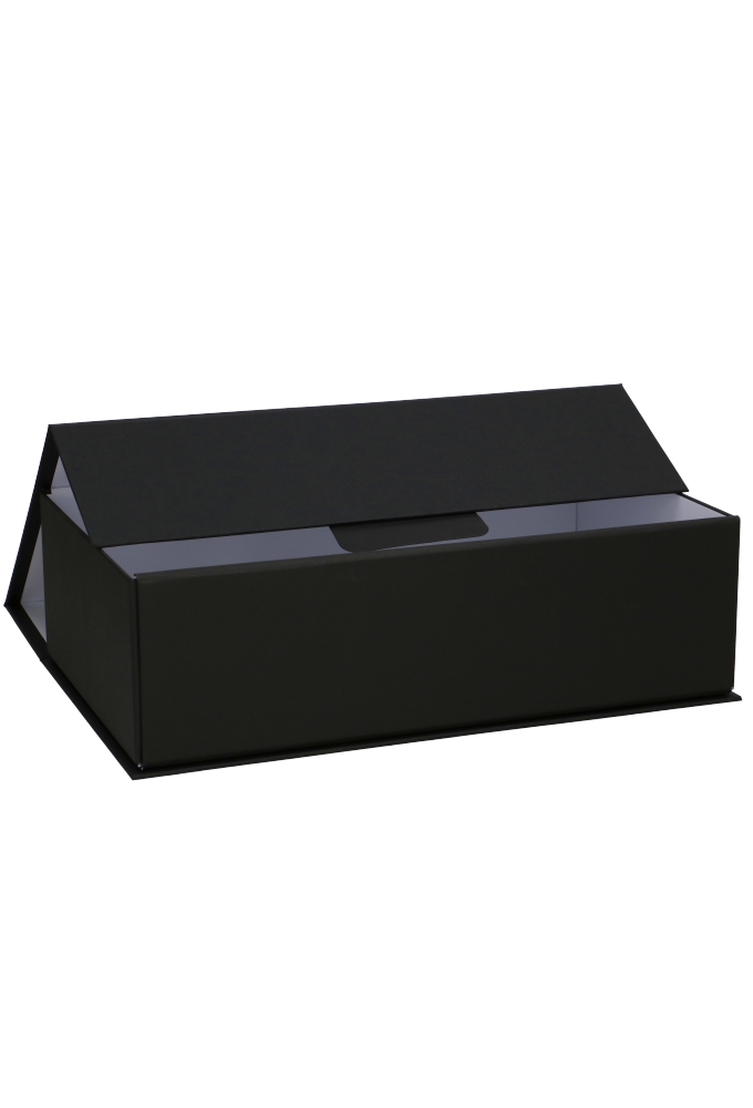 Luxe Klep Geschenkdozen Zwart & Wit Vancouver 33.3x21.3x10cm 15st