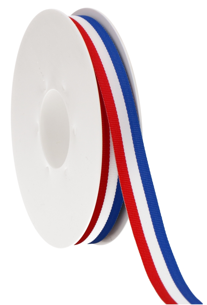 Cadeaulinten Stofband Nederland Rood Wit Blauw 1.5cm x 25meter