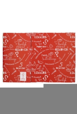 Sintgeschenkdoos Sint & Piet 31x20x14cm 15stuks